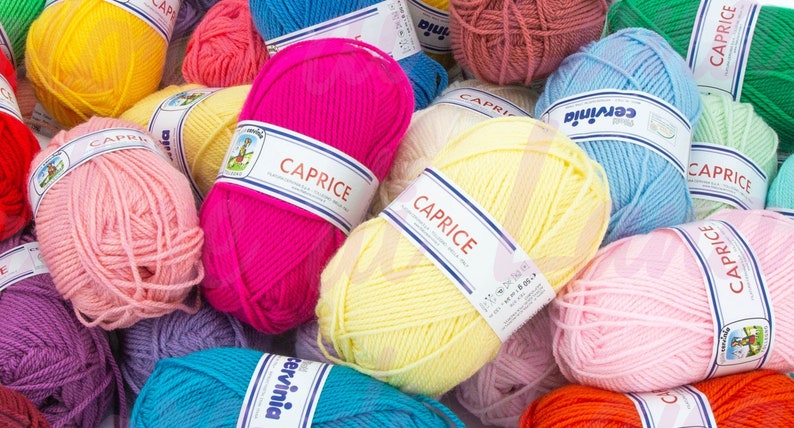 Cervinia Caprice Laine 100% acrylique Gomitoli 50 gr - Etsy France