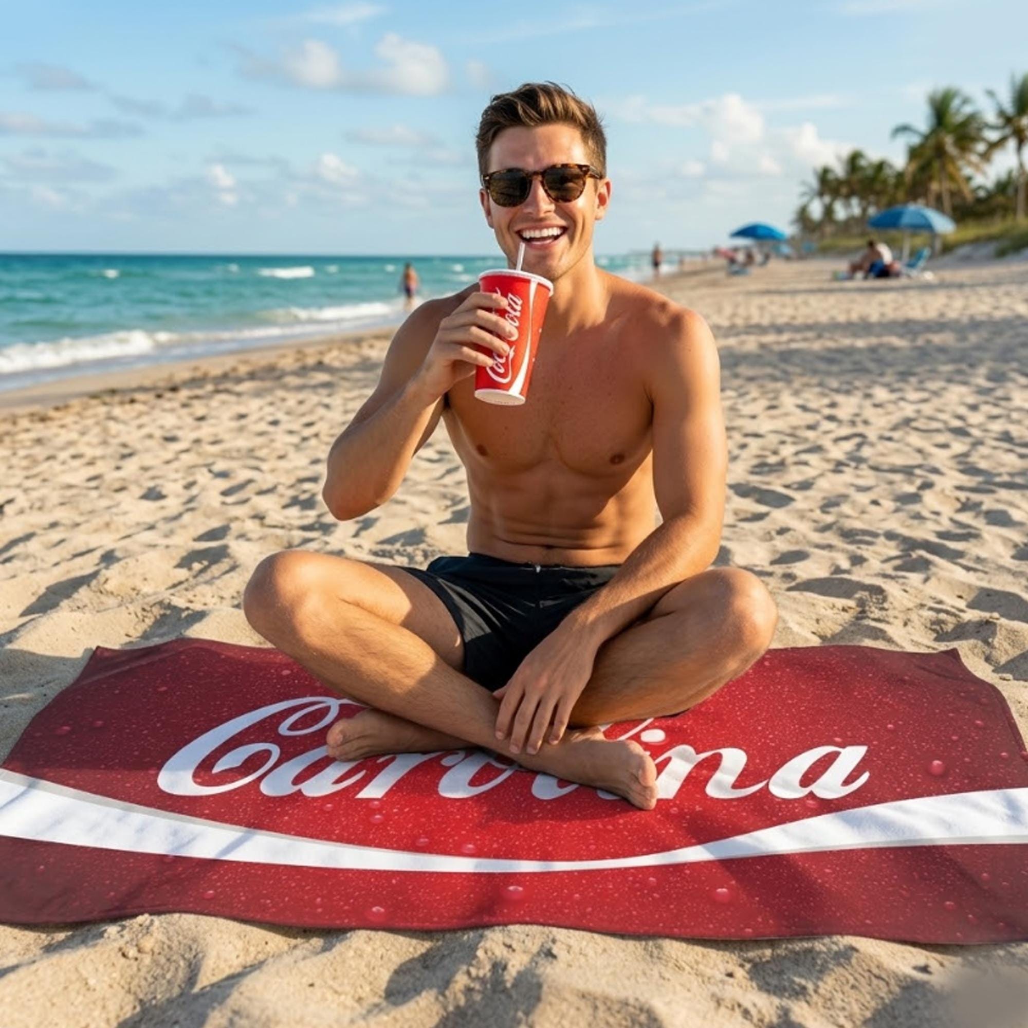 Coca Cola Beach Towels - Etsy