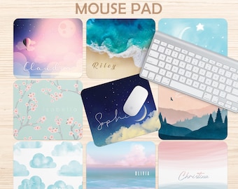 Custom Small Desk Mat Mouse Pad 9" x 8", Custom mouse pad, Anti-Slip, Gaming Desk Mat, Art Desk Pad, Custom Desk Pad, Cute Desk Accessory
