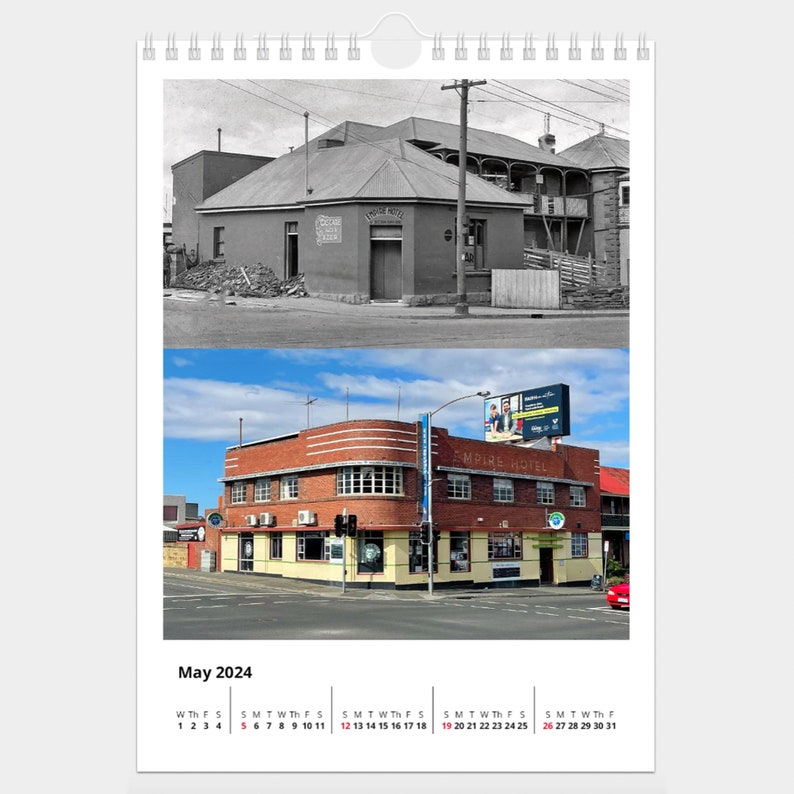 Hobart Pubs Then & Now Calendar 2025 Etsy Australia