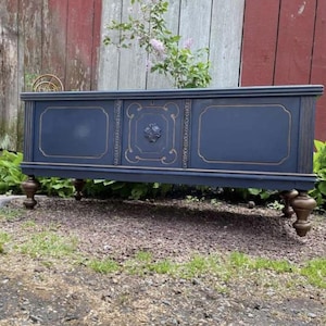 SOLD*** Hand Painted Trunk