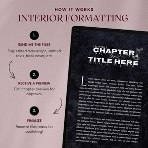 Servicio de formato interior de libros para autores autopublicados