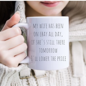 Thrifting Mug, Thrift Store Addict, Reseller Mug, Gift For Wife from Husband, Ebay Seller Mug, Online Seller Gift, Thrifter Coffee Mug