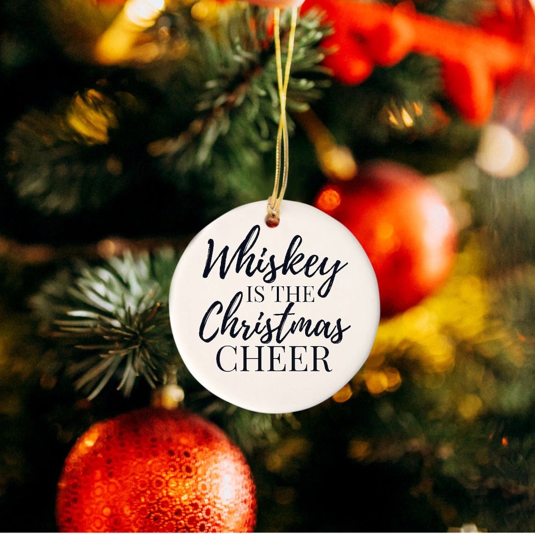 Whiskey Ornament, Whiskey Gifts, Bourbon Ornament, Bourbon Gifts