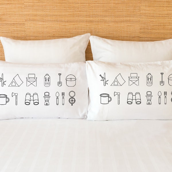 Camping Pillow Etsy