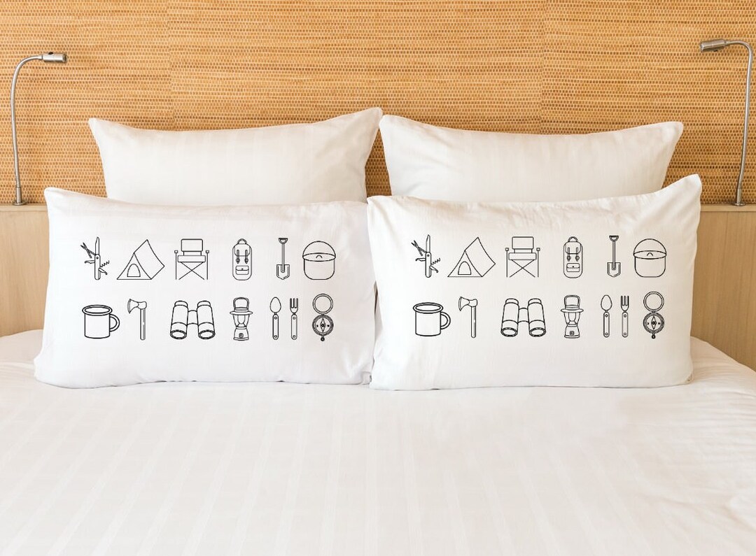 Camping Pillowcase Outdoor School Gear Summer Camp Etsy