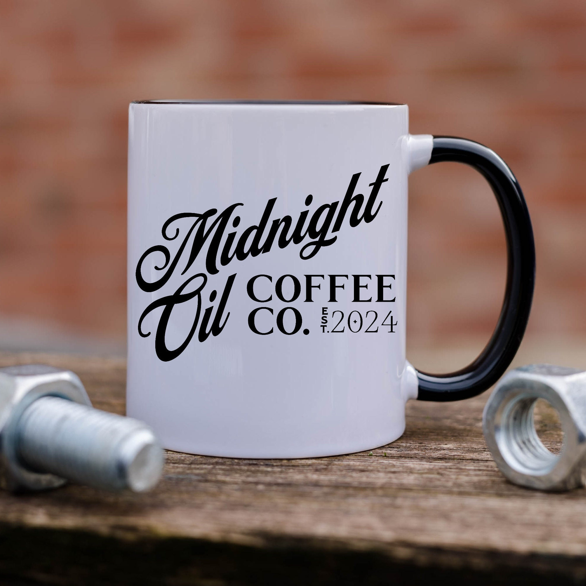 tall mug – night shift stoneware