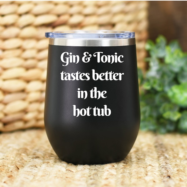 Hot Tub Wine Glass for Her Etsy