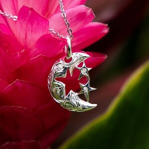 Starry Moon Pendant