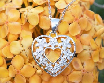 Garden of Love Heart Pendant