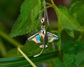 Abalone Stingray Pendant