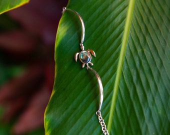 Abalone Honu Curve Bracelet