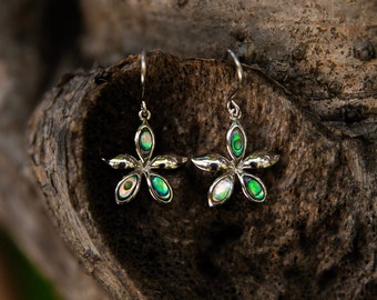 Abalone Jasmine Earrings
