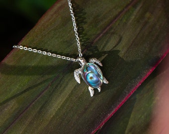 Abalone Na Pali Honu Pendant