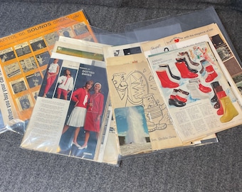 Vintage 1960's Paper Ephemera Bundle