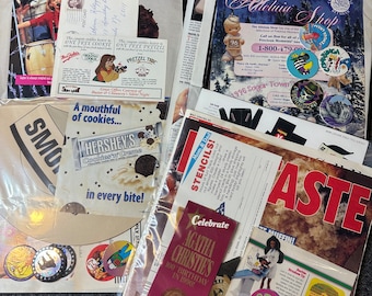 Retro 1990's Paper Ephemera Bundle