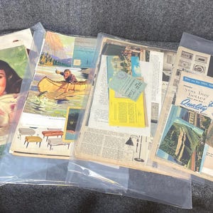 Vintage 1950's Paper Ephemera Bundle