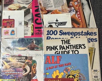 Retro 1980's Paper Ephemera Bundle