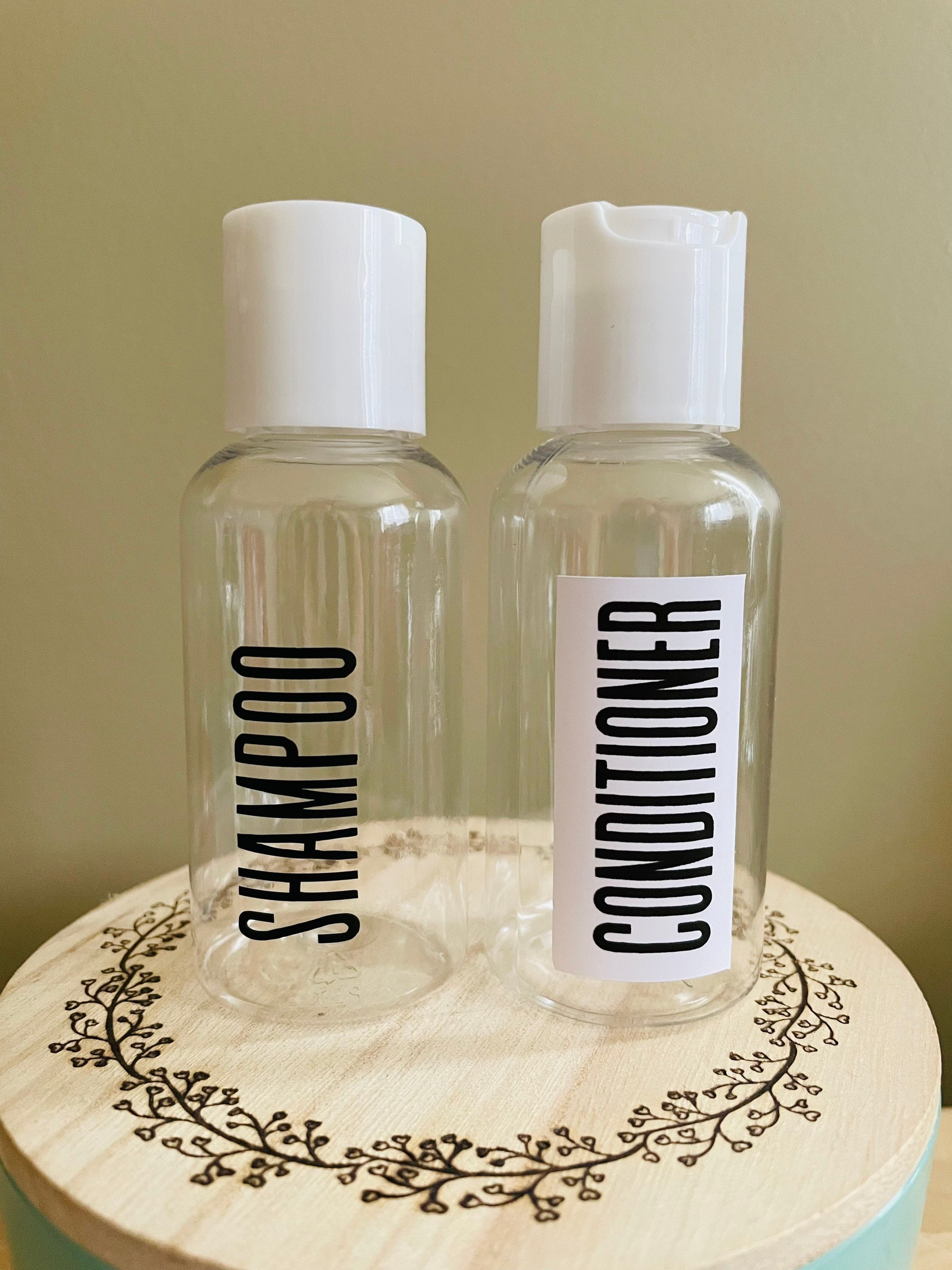 Travel toiletry or small bottle labels vinyl and sticker Etsy