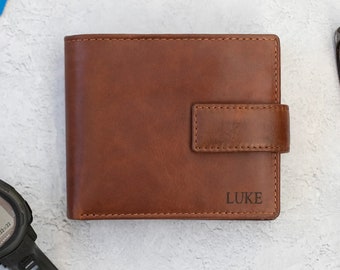 Men's Leather Wallet, Business Wallet, Gift For Colleague , RFID Protected Wallet, Gents Wallet, Coin Pocket Wallet, Personalised Wallet