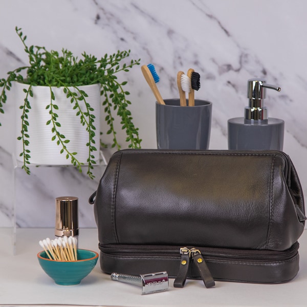 Leather Travel Bag Etsy