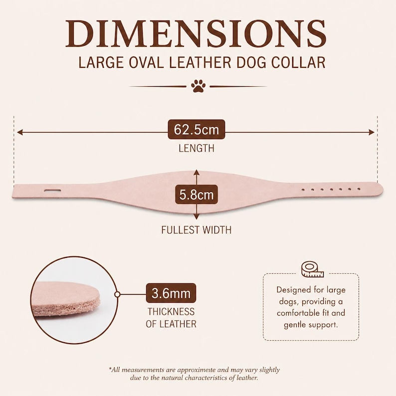 Collier pour chien en cuir pleine fleur vierge havane sangle pour maroquinerie, sangle d'outillage, fabrication de collier à faire soi-même, kit de travail du cuir, pratique de brunissage image 15