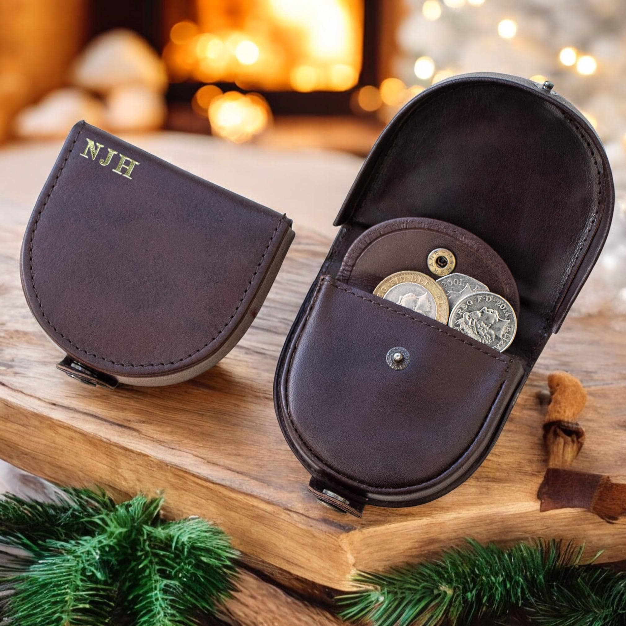 BDHRKTE Heart-Shaped Sunflower Coin Purse - Genuine Cowhide Leather Small Bag For Women - View #5