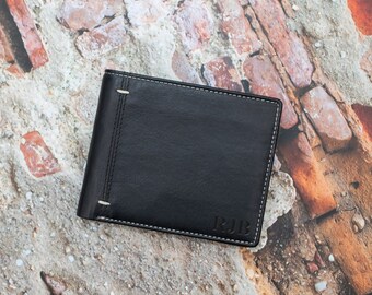 Leather Wallet • Gift For Him • Mens Wallet • Credit Card Holder • Personalised Leather Accessory For Men