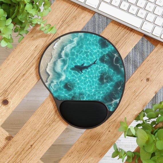 Poggiapolsi Per Tastiera E Mouse In Memory Foam - Imbottito, Antiscivolo, Nero