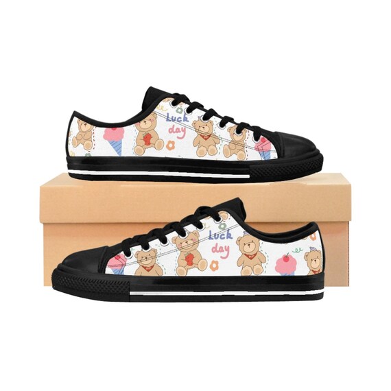 Teddy Bear Shoes for Women Sneakers Women s Fashion Sneakers Cute Sneakers Women Etsy