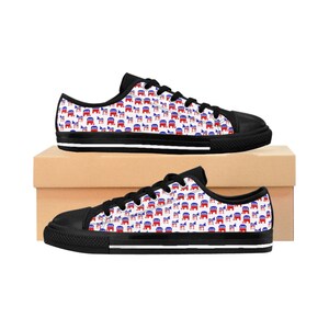 Women&#39;s Sneakers - Women&#39;s casual sneakers - Womens lifestyle sneakers - Democrat Republican Sneakers