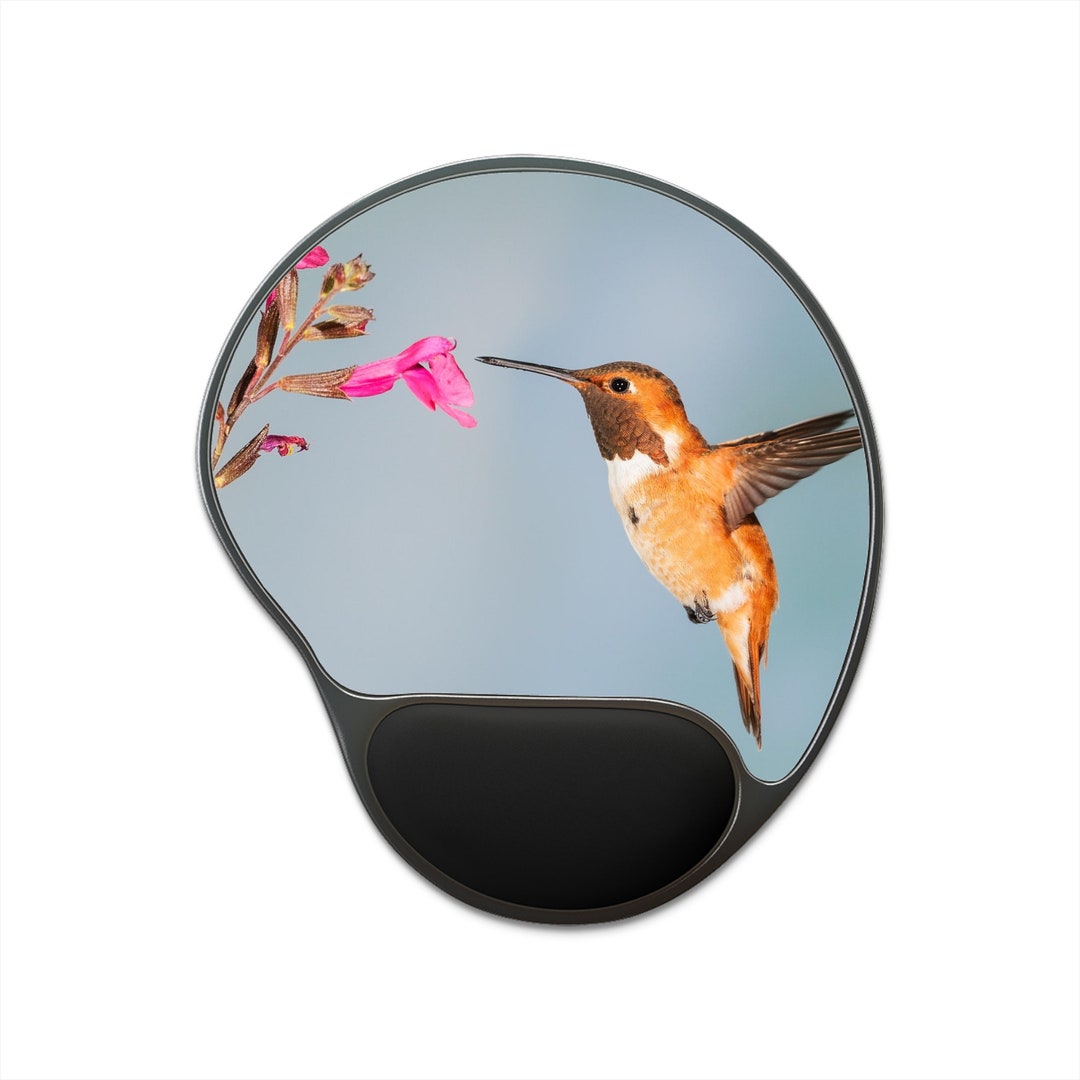Hummingbird Mouse Hummingbird Mouse Pad: Ergonomic Memory Foam Wrist Rest - Etsy