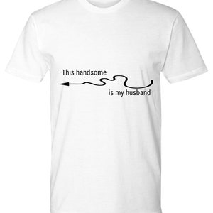 Premium Honeymoon shirt, Honeymoon Gift, Cute wedding gift, Just married shirts , This handsome is my husband shirt