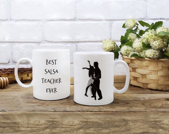 Dance Teacher gifts, Salsa Teacher mug, Best Salsa Teacher Ever ,Funny Dance Teacher gifts, Salsa Teacher gifts idea