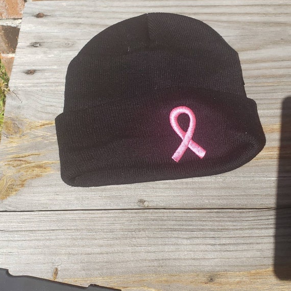 breast cancer awareness beanie