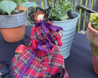 Old fashion Scottish lady