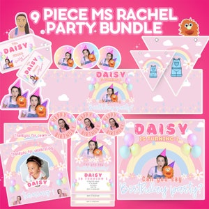 Ms Rachel Pink Birthday Party Bundle Decorations
