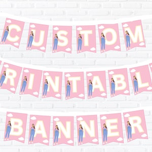 MS RACHEL BANNER, Ms Rachel Party Decorations, Printable, Edit On Canva, diy, Customizable