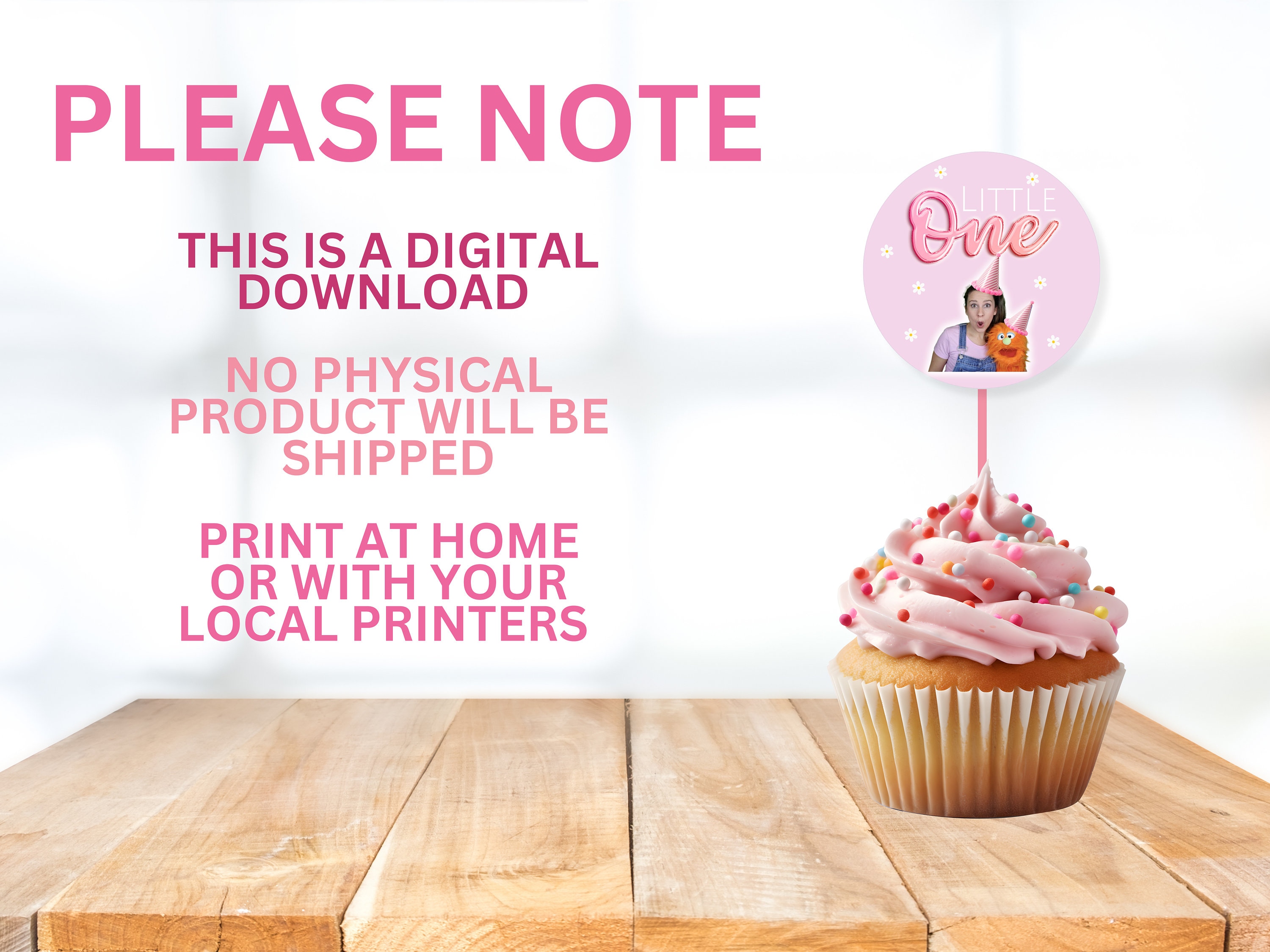 MS RACHEL BIRTHDAY Cupcake Toppers, Ms Rachel Party, Print on Demand ...