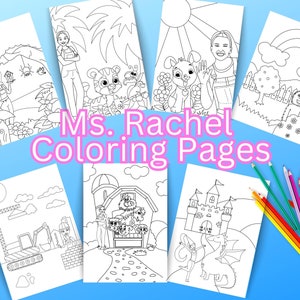 MS RACHEL COLORING pages, Ms Rachel Party, Printable Ms Rachel Colouring, Kids Colouring Pages, Ms Rachel Colouring, Ms Rachel Birthday