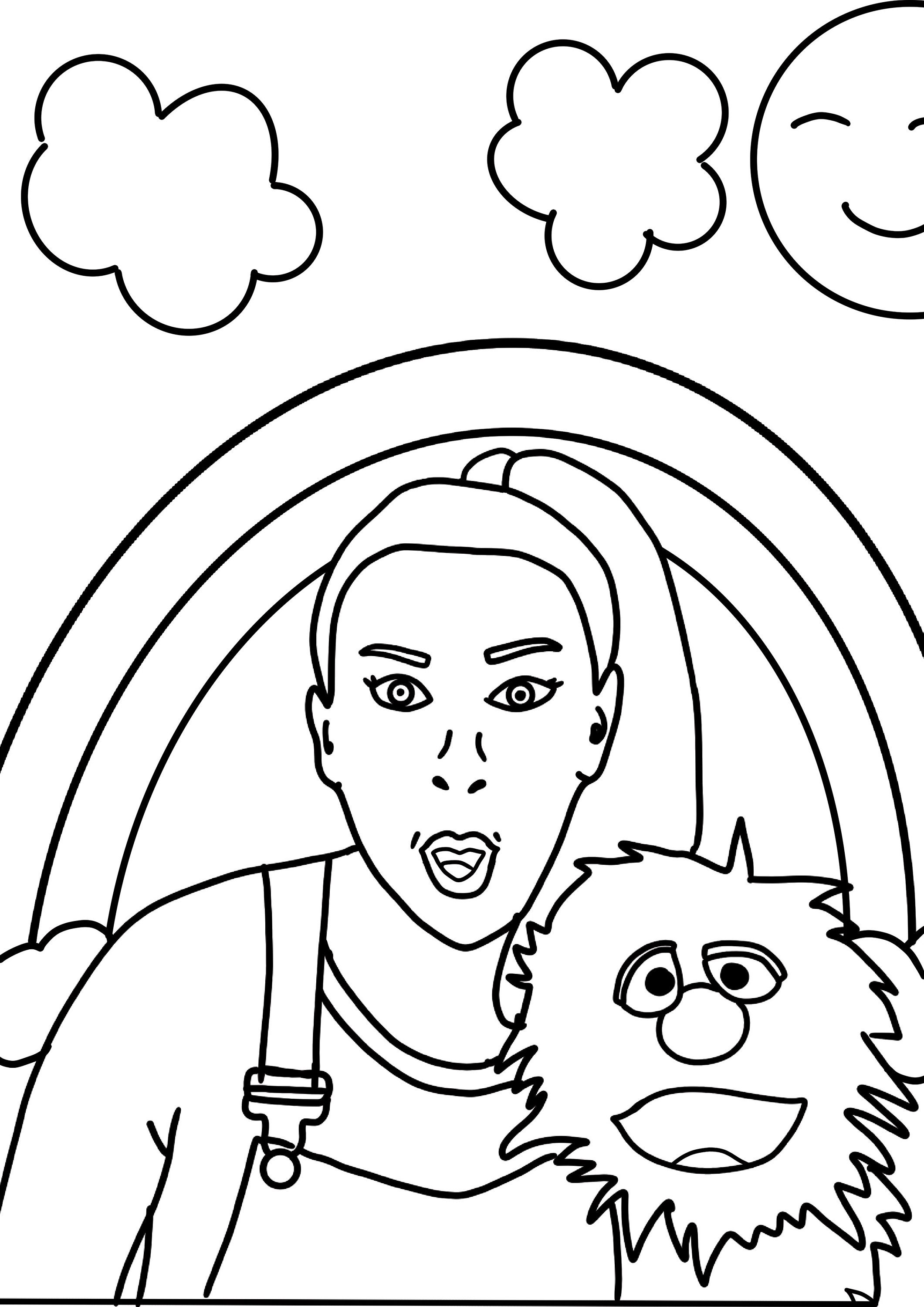 MS RACHEL COLORING Pages Ms Rachel Party Printable Ms Rachel Etsy Canada