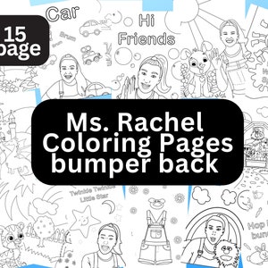 Pagine da colorare di MS RACHEL, Festa di Ms Rachel, Disegni da colorare di Ms Rachel stampabili, Pagine da colorare per bambini, Disegni da colorare di Ms Rachel, Compleanno di Ms Rachel
