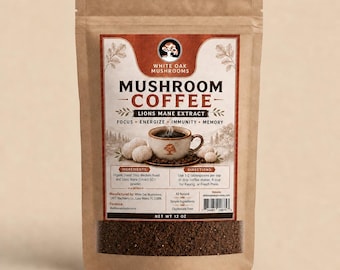 Organic Mushroom Coffee with Lions Mane Extract