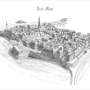 Illustratie Saint-Malo / Bretagne
