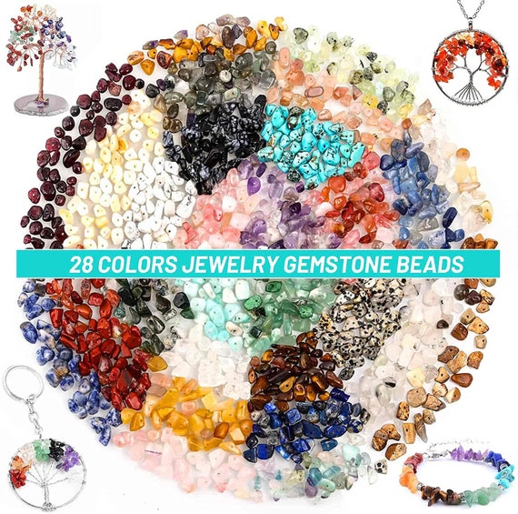 Crystal Jewelry Making Kit With Gemstone Chip Beads Craft Unique Rings  Using a Variety of Crystal Beads. Find Ring Making Supplies -  Sweden