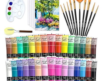 Acrylic Paint Set Premium 20 Colors Paint Acrylic