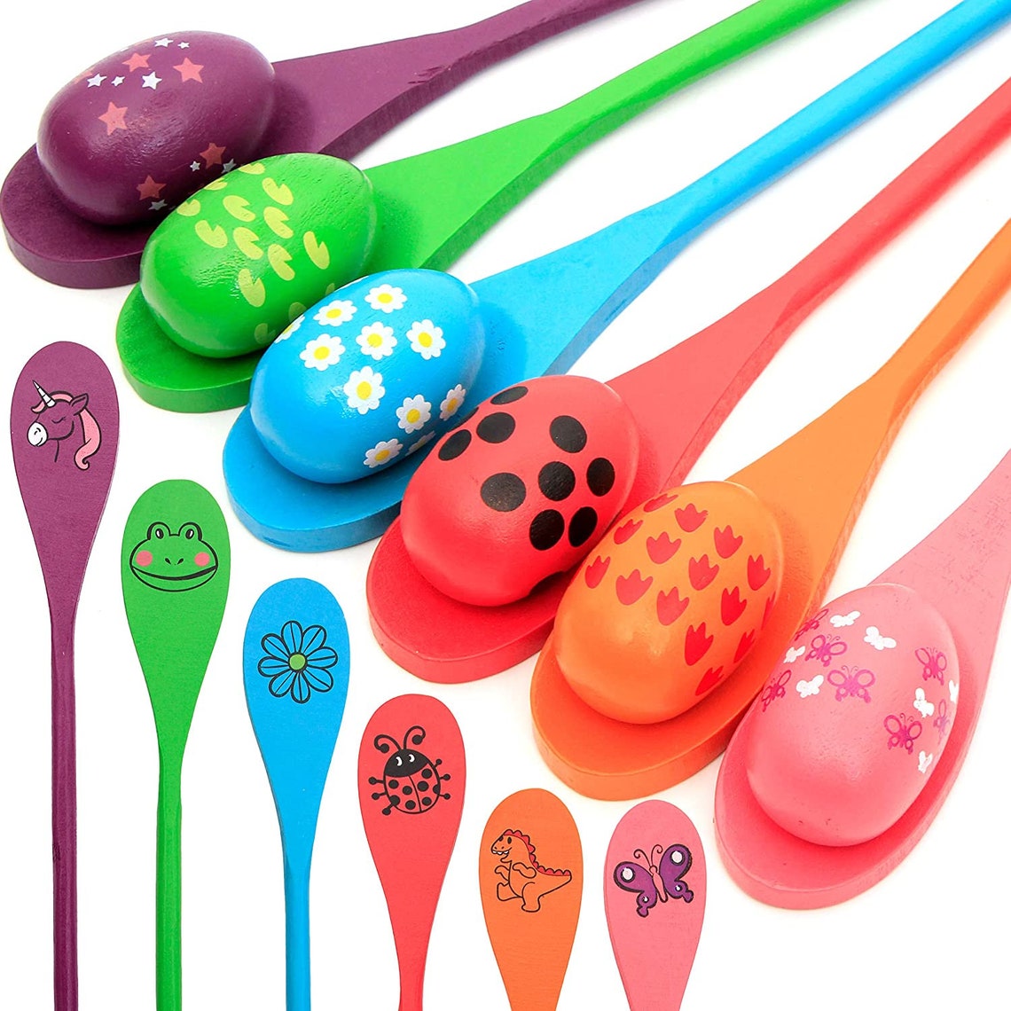Easter Egg and Spoon Relay Game for Kids and Adults 6 Etsy