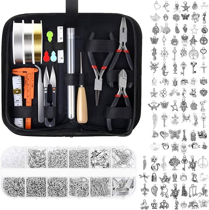 Jewelry Making Kit for Complete Bracelet Making Supplies Tool With