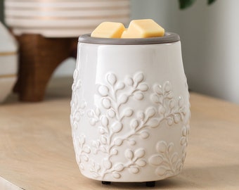 Willow Flip Dish Wax Warmer/ Warmer with Soy Melts/ Silicone Liner
