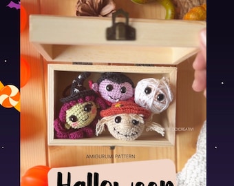 Amigurumi Halloween Keychain